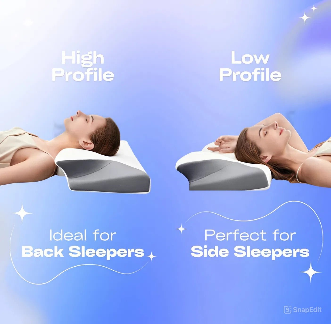ConzyMe® Contour Relief Pillow